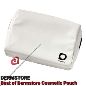 🎉2•$13/3•$18🎉 DERMSTORE Best Of Dermstore Cosmetic White Pouch